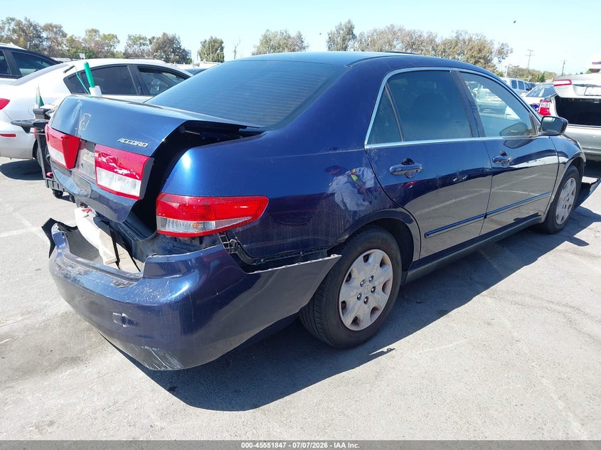 2003 Honda Accord VIN JHMCM56313C012739 IAAI salvage auction — FRONT & REAR, Salvage (California), sold $200 on 2026-07-23 (photo 4)