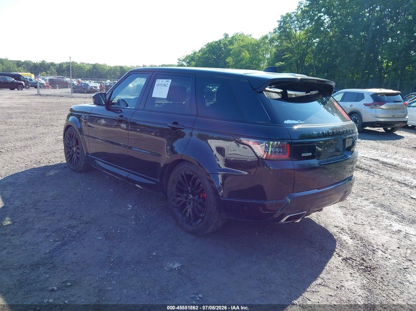 2018 Land rover Range rover sport VIN SALWR2RE0JA800215 IAAI salvage auction — FRONT END, Wait Title, sold $13,350 on 2026-09-29 (photo 3)