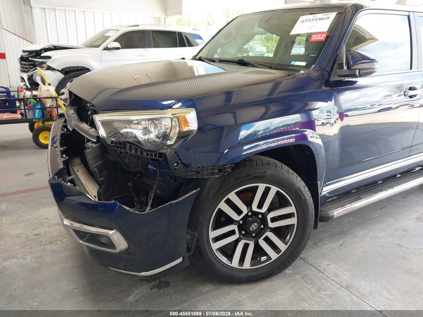 2019 Toyota 4runner VIN JTEBU5JR7K5647567 IAAI salvage auction — RIGHT FRONT, Rebuildable (Florida), sold $11,650 on 2026-08-01 (photo 6)
