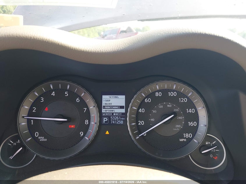 2015 Infiniti Q70 VIN JN1BY1PR8FM830032 IAAI salvage auction — REAR END, Salvage (Alabama), sold $1,800 on 2026-07-29 (photo 7)