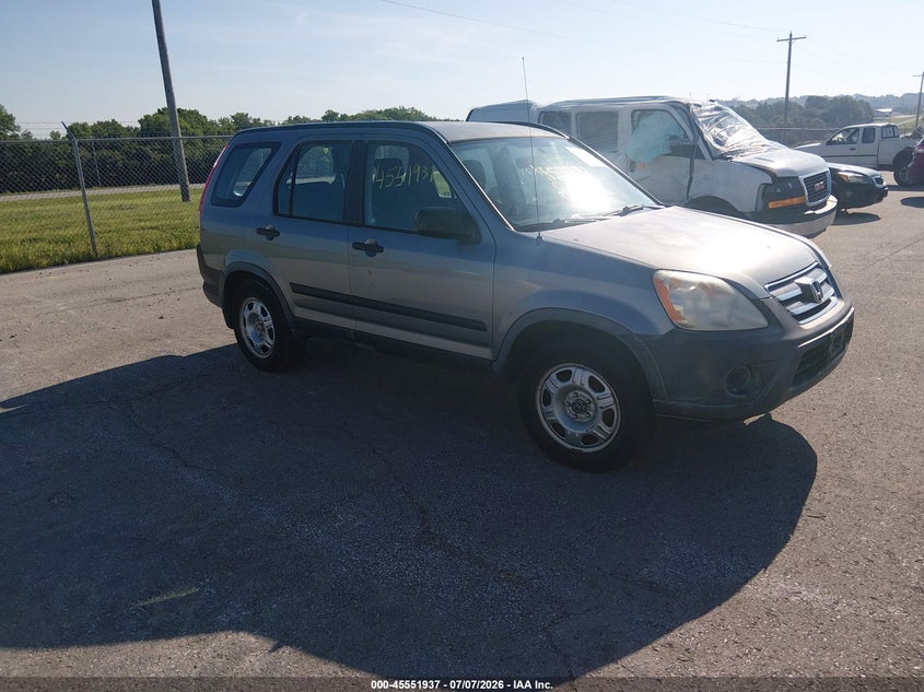 2006 Honda Cr-v VIN JHLRD68566C003865 IAAI salvage auction — NORMAL WEAR, Clear (Missouri), sold $25 on 2026-07-23 (photo 1)
