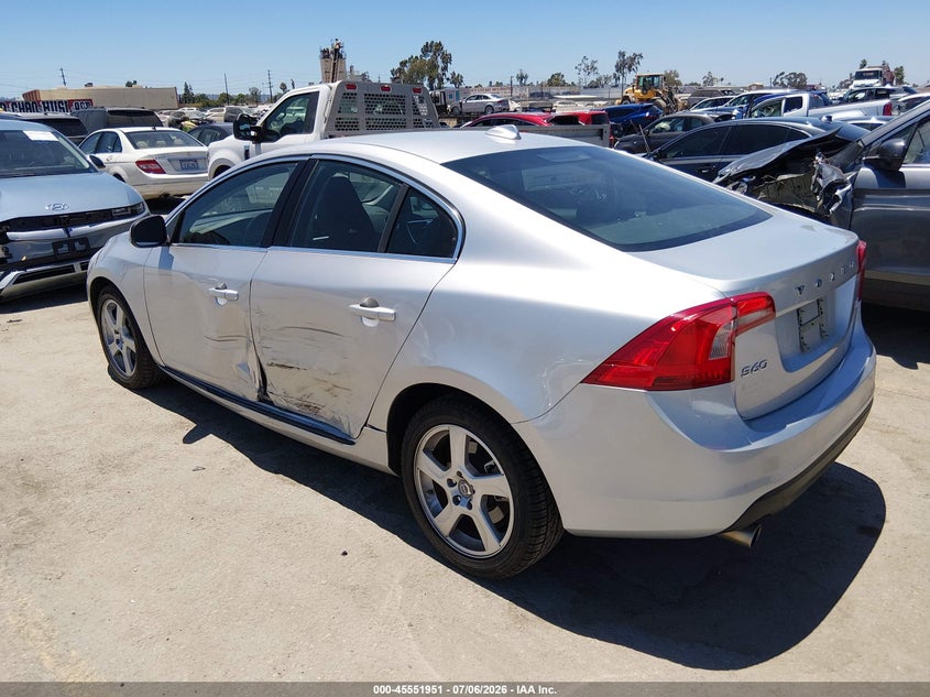 2013 Volvo S60 VIN YV1612FS9D1231260 IAAI salvage auction — LEFT SIDE, Salvage (California), sold $825 on 2026-08-17 (photo 3)