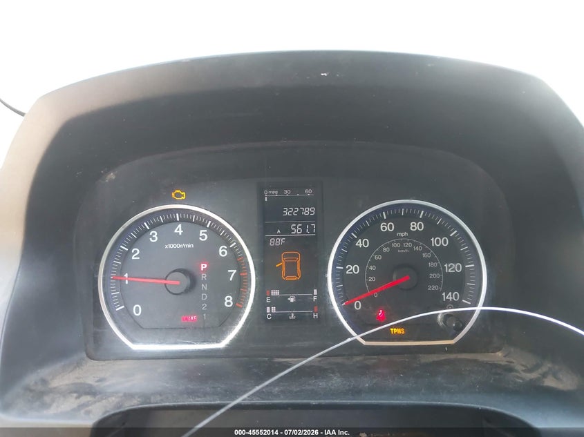 2007 Honda Cr-v VIN JHLRE48787C072013 IAAI salvage auction — NORMAL WEAR, Clear-Dealer Only (Utah), sold $1,250 on 2026-07-14 (photo 7)