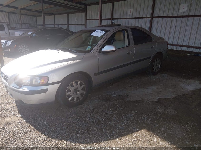 2002 Volvo S60 VIN YV1RS61R322162417 IAAI salvage auction — NORMAL WEAR, Clear (Louisiana), sold $125 on 2026-07-20 (photo 2)