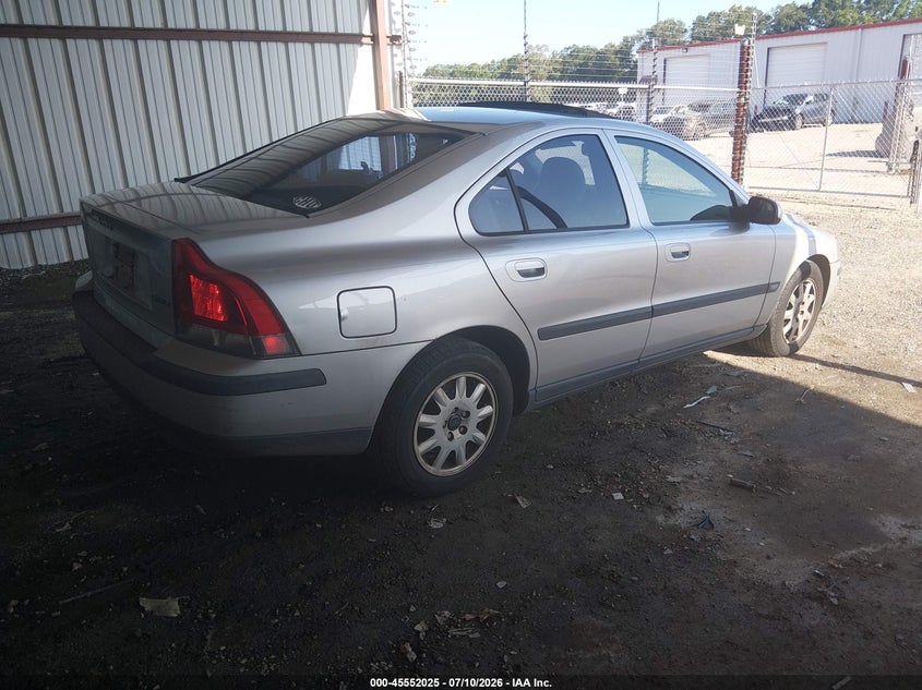 2002 Volvo S60 VIN YV1RS61R322162417 IAAI salvage auction — NORMAL WEAR, Clear (Louisiana), sold $125 on 2026-07-20 (photo 4)