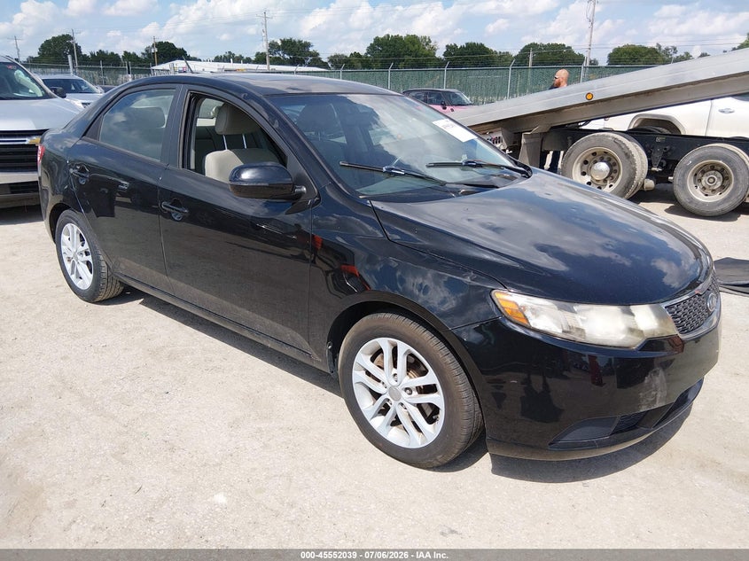 2012 Kia Forte VIN KNAFU4A22C5585383 IAAI salvage auction — HAIL, Salvage Title, sold $400 on 2026-07-31 (photo 1)