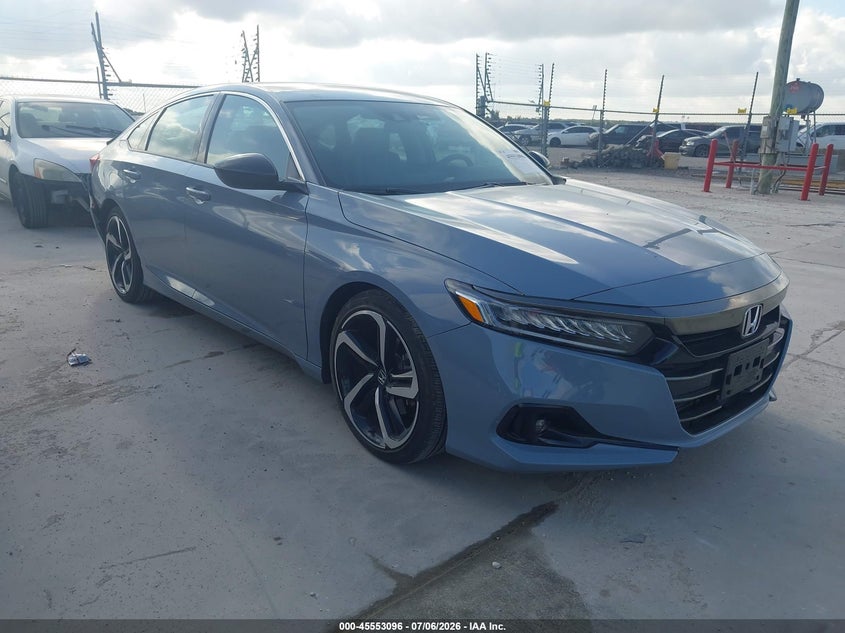 2022 Honda Accord VIN 1HGCV1F45NA119857 — IAAI salvage auction photo