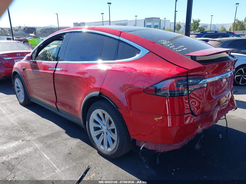 2017 Tesla Model x VIN 5YJXCDE26HF049062 IAAI salvage auction — REAR END, Salvage Certificate (California), sold $9,300 on 2026-07-24 (photo 3)
