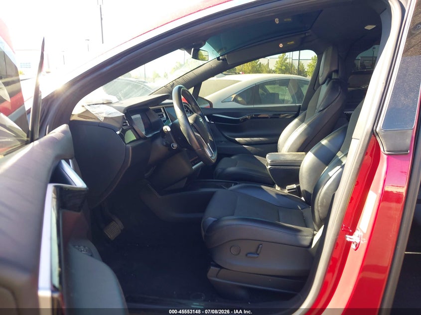 2017 Tesla Model x VIN 5YJXCDE26HF049062 IAAI salvage auction — REAR END, Salvage Certificate (California), sold $9,300 on 2026-07-24 (photo 5)