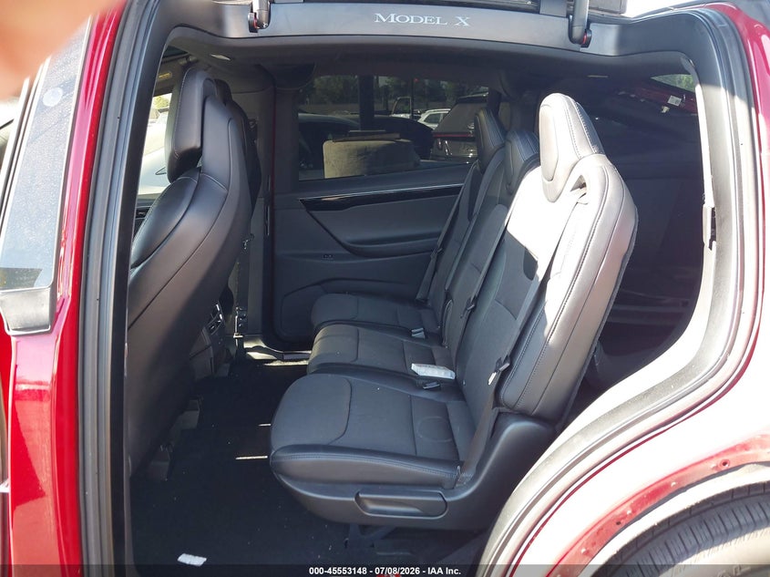 2017 Tesla Model x VIN 5YJXCDE26HF049062 IAAI salvage auction — REAR END, Salvage Certificate (California), sold $9,300 on 2026-07-24 (photo 8)