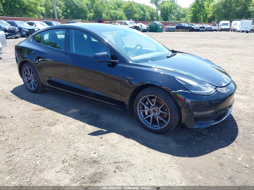 2022 Tesla Model 3 VIN 5YJ3E1EB2NF322758 IAAI salvage auction — FRONT END, Salvage (Idaho), sold $7,100 on 2026-07-22 (photo 1)