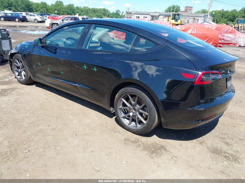 2022 Tesla Model 3 VIN 5YJ3E1EB2NF322758 IAAI salvage auction — FRONT END, Salvage (Idaho), sold $7,100 on 2026-07-22 (photo 3)