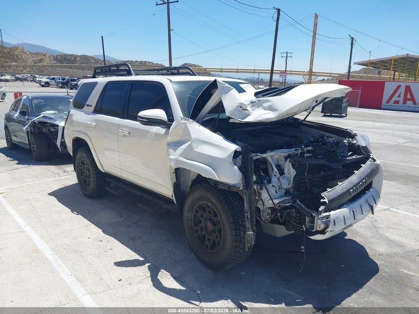 2023 Toyota 4runner VIN JTELU5JR5P6167694 IAAI salvage auction — RIGHT FRONT, Salvage Title, sold $20,400 on 2026-07-31 (photo 1)