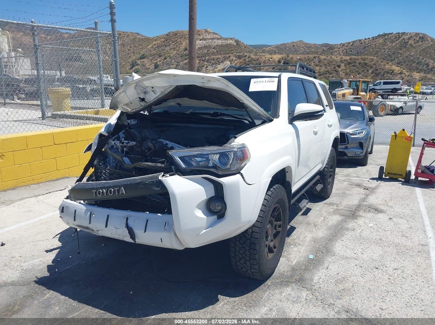 2023 Toyota 4runner VIN JTELU5JR5P6167694 IAAI salvage auction — RIGHT FRONT, Salvage Title, sold $20,400 on 2026-07-31 (photo 2)
