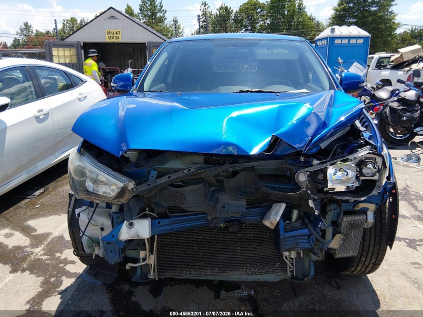 2017 Mitsubishi Outlander VIN JA4AP3AU9HZ065496 IAAI salvage auction — FRONT END, Salvage (North Carolina), sold $725 on 2026-07-29 (photo 6)
