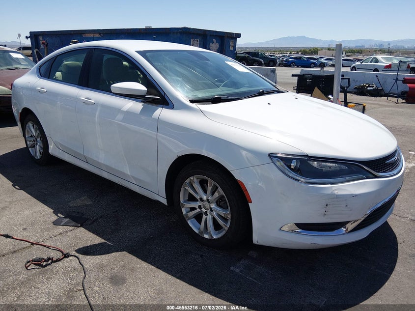 2016 Chrysler 200 VIN 1C3CCCABXGN160152 IAAI salvage auction — NORMAL WEAR, Salvage Title, sold $775 on 2026-07-17 (photo 1)
