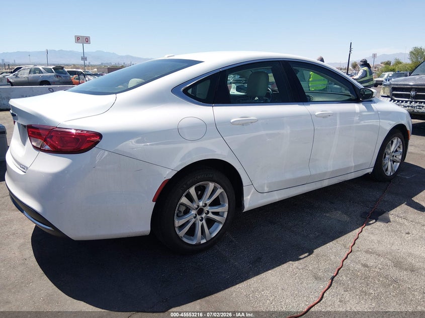 2016 Chrysler 200 VIN 1C3CCCABXGN160152 IAAI salvage auction — NORMAL WEAR, Salvage Title, sold $775 on 2026-07-17 (photo 4)