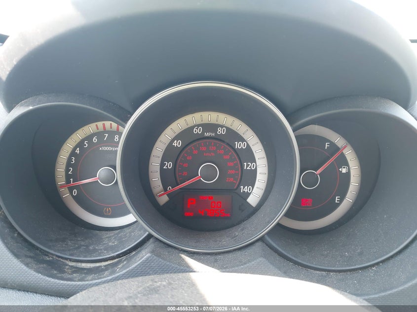 2010 Kia Forte VIN KNAFU4A24A5065361 IAAI salvage auction — SIDE, Salvage (Texas), sold $550 on 2026-07-28 (photo 7)