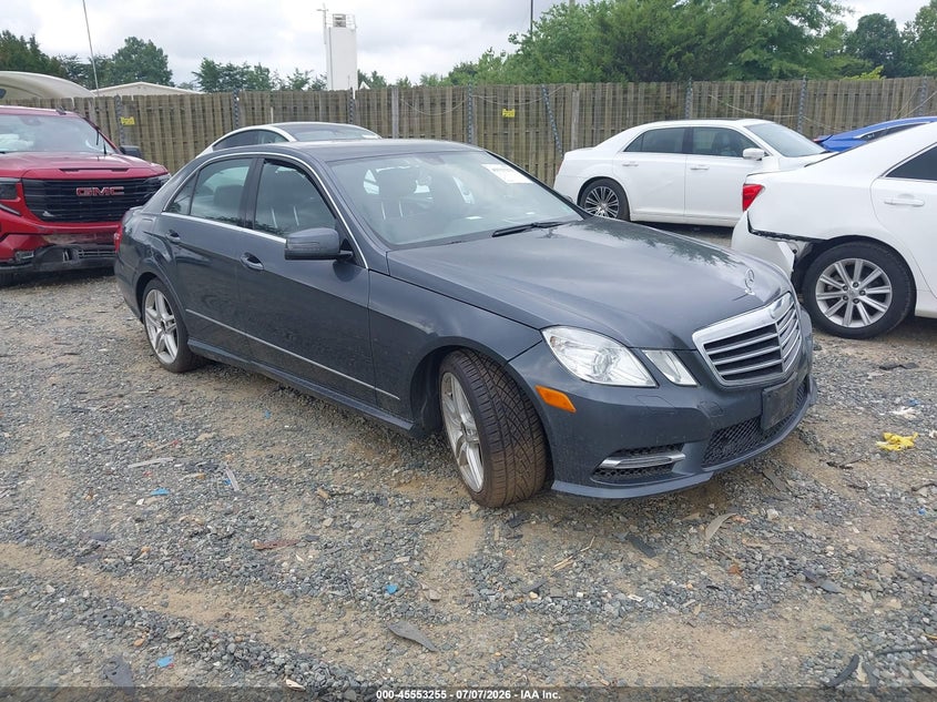 2013 Mercedes-benz E-klasse VIN WDDHF8JB4DA687165 IAAI salvage auction — NORMAL WEAR, Clear (Virginia), sold $1,650 on 2026-07-17 (photo 1)