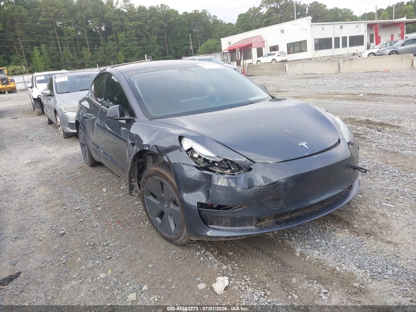 2023 Tesla Model 3 VIN 5YJ3E1EA4PF465396 IAAI salvage auction — FRONT END, Salvage (Georgia), sold $4,800 on 2026-07-29 (photo 1)