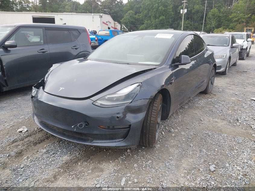 2023 Tesla Model 3 VIN 5YJ3E1EA4PF465396 IAAI salvage auction — FRONT END, Salvage (Georgia), sold $4,800 on 2026-07-29 (photo 2)