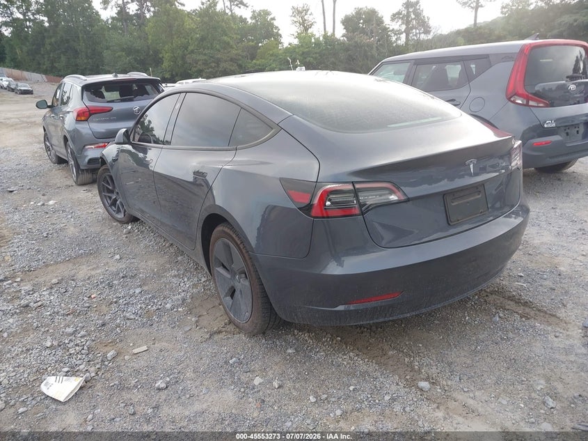 2023 Tesla Model 3 VIN 5YJ3E1EA4PF465396 IAAI salvage auction — FRONT END, Salvage (Georgia), sold $4,800 on 2026-07-29 (photo 3)