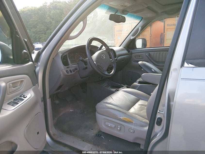 2005 Toyota Sequoia VIN 5TDZT38A35S240631 IAAI salvage auction — NORMAL WEAR, Repossession Paperwork (Georgia), sold $1,000 on 2026-07-27 (photo 5)
