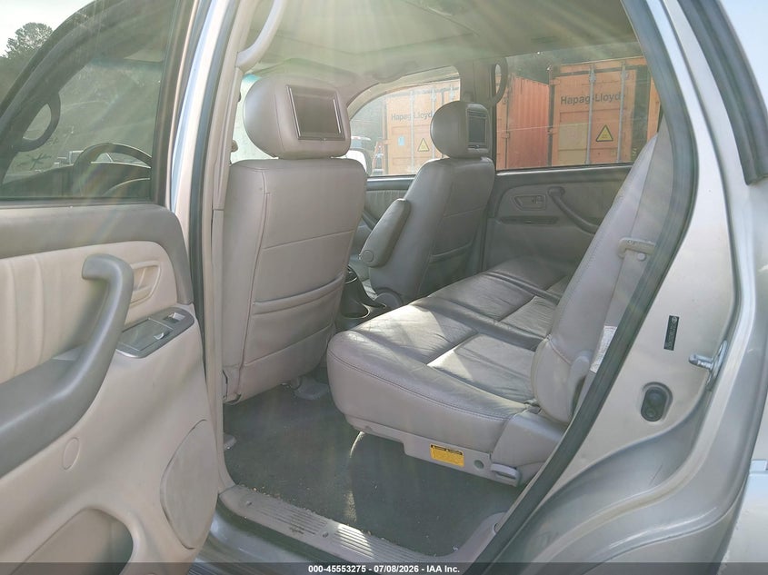 2005 Toyota Sequoia VIN 5TDZT38A35S240631 IAAI salvage auction — NORMAL WEAR, Repossession Paperwork (Georgia), sold $1,000 on 2026-07-27 (photo 8)