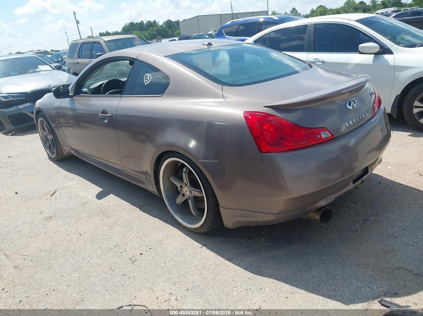 2008 Infiniti G37 VIN JNKCV64E98M110779 IAAI salvage auction — NORMAL WEAR, Original (Texas), sold $475 on 2026-07-15 (photo 3)