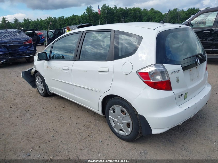 2012 Honda Fit VIN JHMGE8H33CS006332 IAAI salvage auction — LEFT FRONT, Clear (Massachusetts), sold $1,300 on 2026-07-24 (photo 3)
