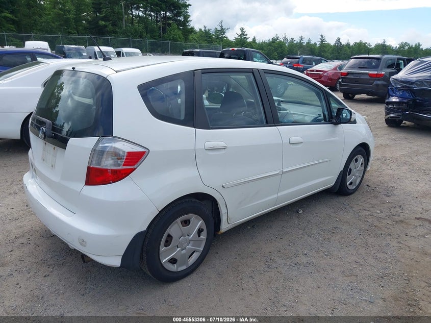 2012 Honda Fit VIN JHMGE8H33CS006332 IAAI salvage auction — LEFT FRONT, Clear (Massachusetts), sold $1,300 on 2026-07-24 (photo 4)