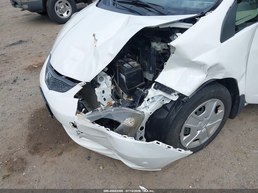 2012 Honda Fit VIN JHMGE8H33CS006332 IAAI salvage auction — LEFT FRONT, Clear (Massachusetts), sold $1,300 on 2026-07-24 (photo 6)