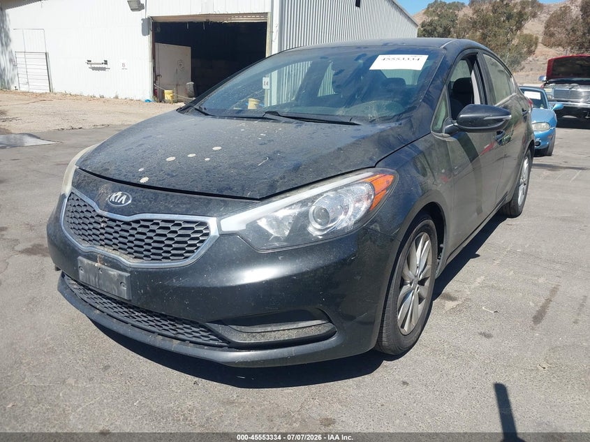 2016 Kia Forte VIN KNAFX4A63G5594898 IAAI salvage auction — NORMAL WEAR, Clear - Dealer Only (California), sold $750 on 2026-07-28 (photo 2)