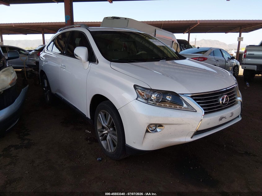 2015 Lexus Rx VIN 2T2BK1BA1FC267365 IAAI salvage auction — LEFT SIDE, Salvage (Arizona), sold $7,000 on 2026-07-28 (photo 1)