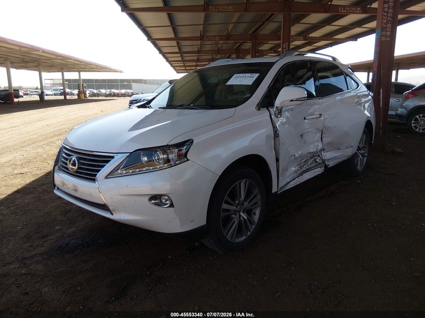 2015 Lexus Rx VIN 2T2BK1BA1FC267365 IAAI salvage auction — LEFT SIDE, Salvage (Arizona), sold $7,000 on 2026-07-28 (photo 2)