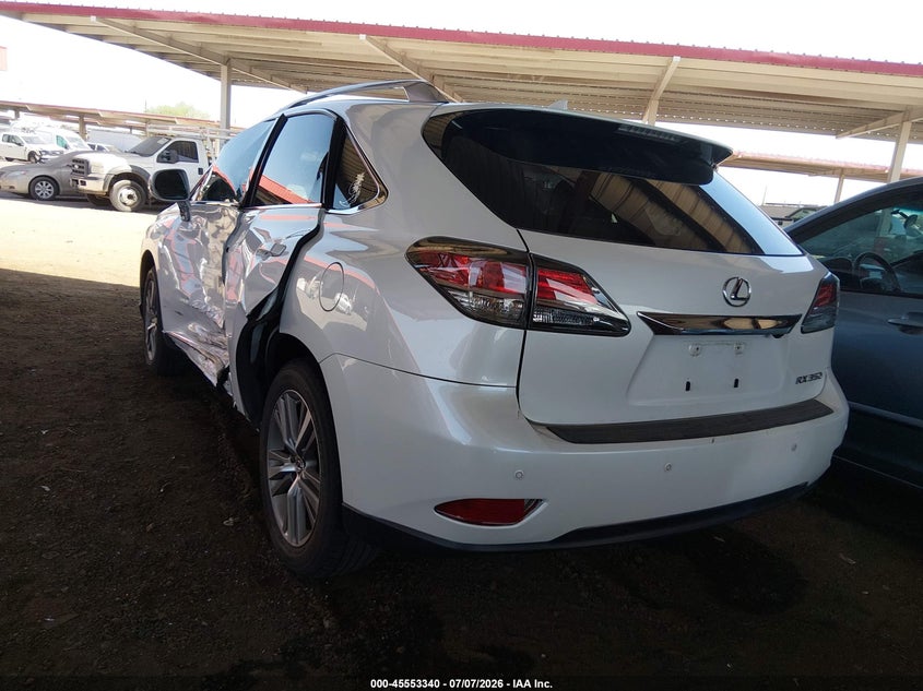 2015 Lexus Rx VIN 2T2BK1BA1FC267365 IAAI salvage auction — LEFT SIDE, Salvage (Arizona), sold $7,000 on 2026-07-28 (photo 3)