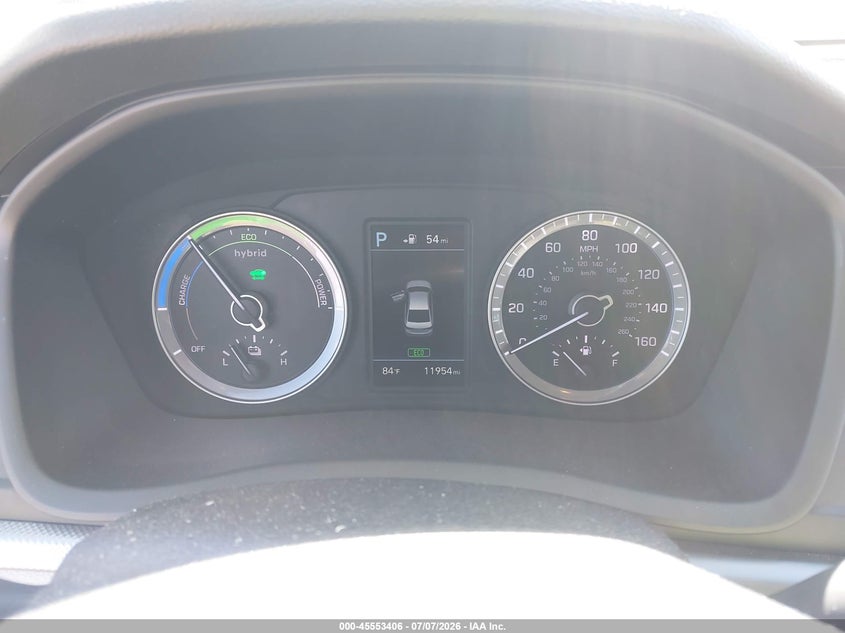 2018 Hyundai Sonata hybrid VIN KMHE24L38JA084136 IAAI salvage auction — NORMAL WEAR, Sf97 (Hawaii), sold $6,100 on 2026-07-28 (photo 7)