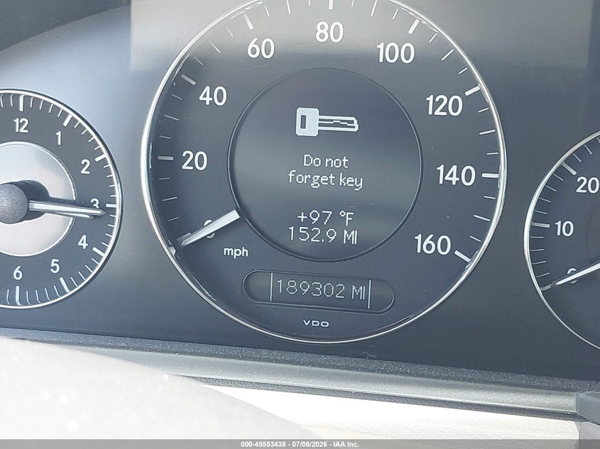 2006 Mercedes-benz E-class VIN WDBUF56J36A903998 IAAI salvage auction — NORMAL WEAR, Original (Texas), sold $1,050 on 2026-07-10 (photo 7)