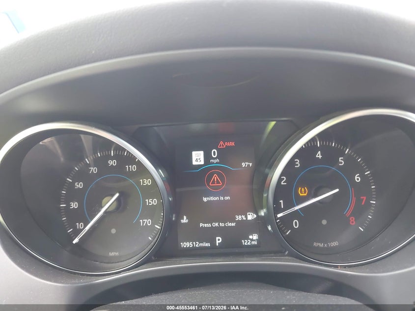 2019 Jaguar F-pace VIN SADCK2GX3KA390180 IAAI salvage auction — FRONT END, Salvage Title, sold $3,400 on 2026-07-18 (photo 7)