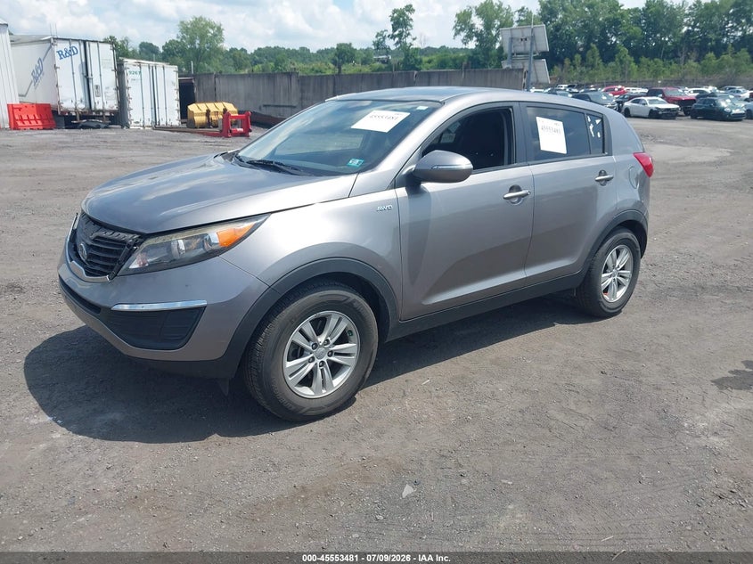 2011 Kia Sportage VIN KNDPBCA21B7047638 IAAI salvage auction — FRONT END, Salvage (Pennsylvania), sold $2,150 on 2026-08-02 (photo 2)