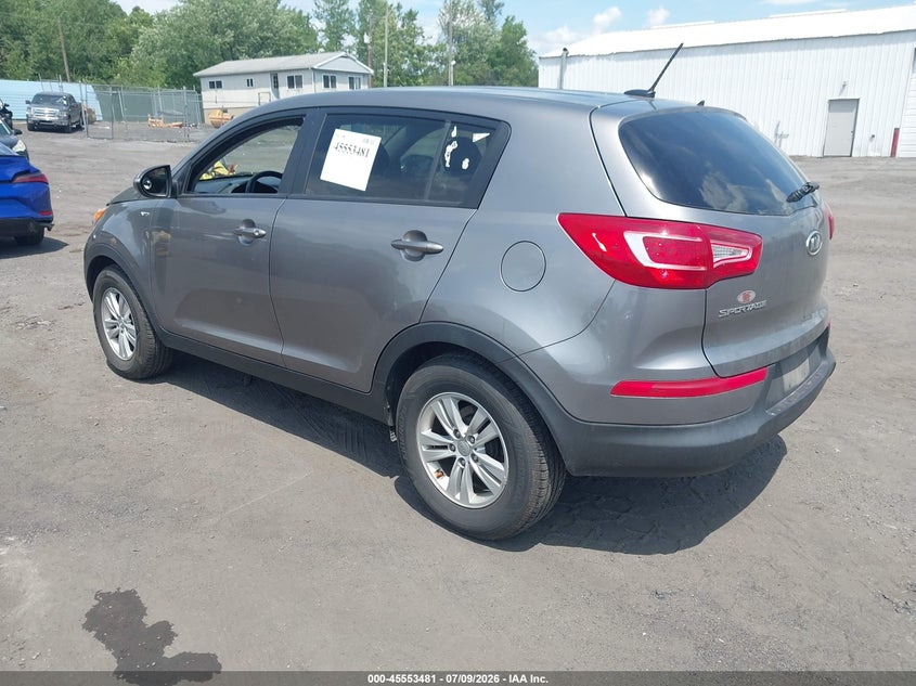 2011 Kia Sportage VIN KNDPBCA21B7047638 IAAI salvage auction — FRONT END, Salvage (Pennsylvania), sold $2,150 on 2026-08-02 (photo 3)