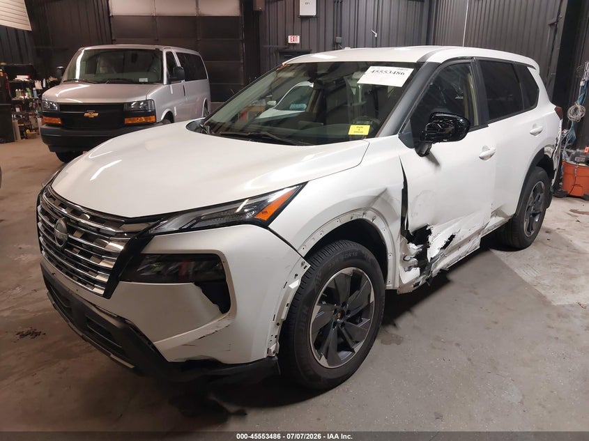 2024 Nissan Rogue VIN JN8BT3BB6RW448144 IAAI salvage auction — LEFT SIDE, Wait Title, sold $6,500 on 2026-10-03 (photo 2)