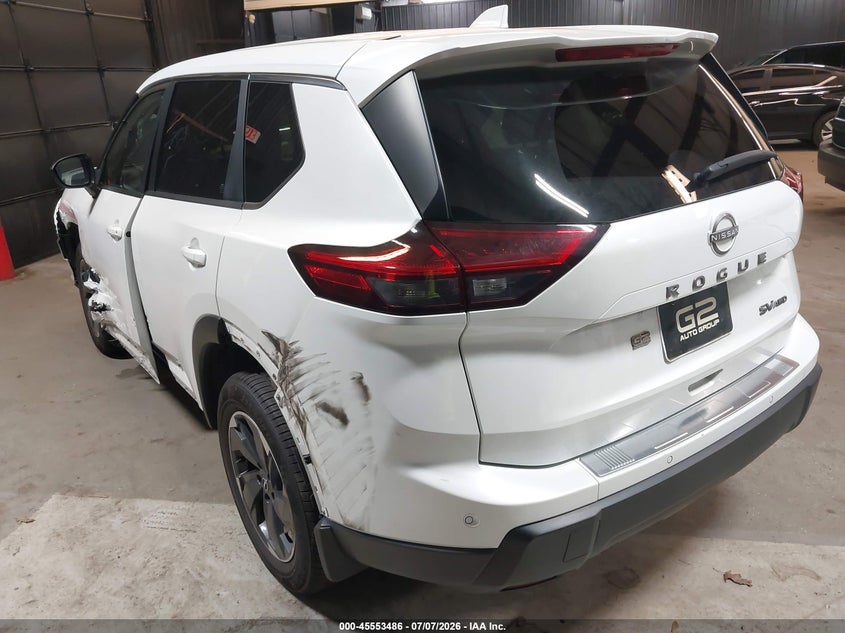 2024 Nissan Rogue VIN JN8BT3BB6RW448144 IAAI salvage auction — LEFT SIDE, Wait Title, sold $6,500 on 2026-10-03 (photo 3)