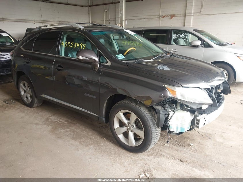 2010 Lexus Rx 350 VIN 2T2BK1BA1AC062282 IAAI salvage auction — LEFT FRONT, Salvage (Minnesota), sold $4,800 on 2026-08-27 (photo 1)