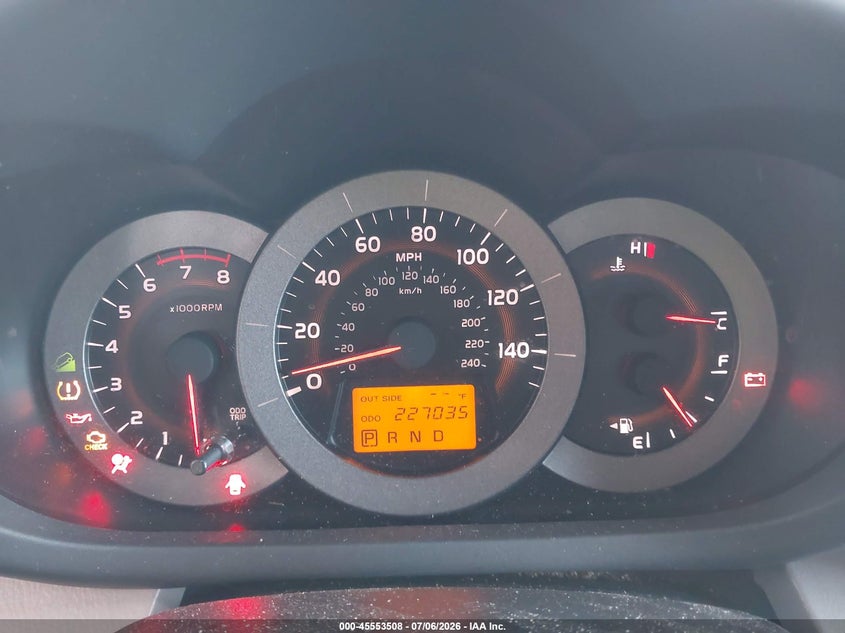 2007 Toyota Rav4 VIN JTMZK31V776007371 IAAI salvage auction — NORMAL WEAR, Clear (Florida), sold $600 on 2026-07-29 (photo 7)