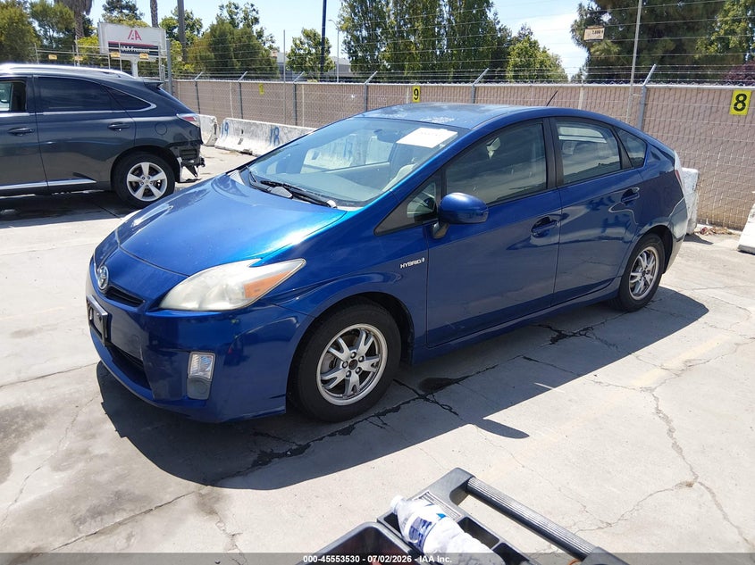 2010 Toyota Prius VIN JTDKN3DU6A0029657 IAAI salvage auction — NORMAL WEAR, Clear - Dealer Only (California), sold $650 on 2026-07-29 (photo 2)