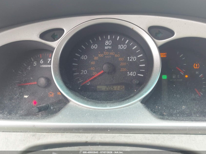 2007 Toyota Highlander VIN JTEEP21A870196831 IAAI salvage auction — NORMAL WEAR, Clear (New York), sold $2,050 on 2026-07-14 (photo 7)