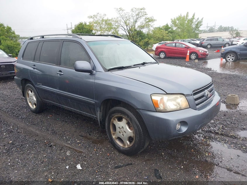 2007 Toyota Highlander VIN JTEEP21A870196831 IAAI salvage auction — NORMAL WEAR, Clear (New York), sold $2,050 on 2026-07-14 (photo 1)
