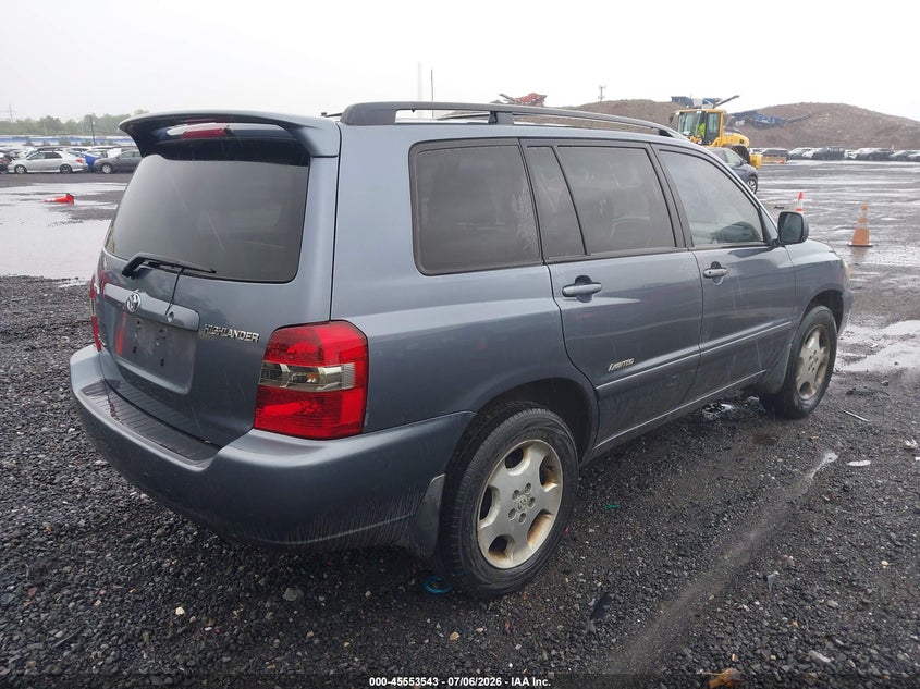 2007 Toyota Highlander VIN JTEEP21A870196831 IAAI salvage auction — NORMAL WEAR, Clear (New York), sold $2,050 on 2026-07-14 (photo 4)