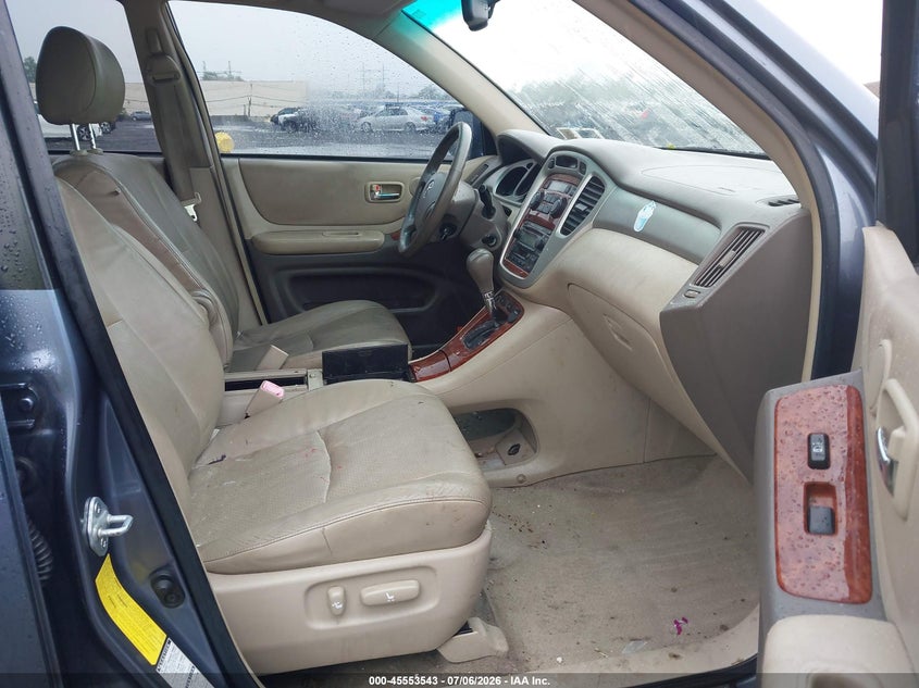 2007 Toyota Highlander VIN JTEEP21A870196831 IAAI salvage auction — NORMAL WEAR, Clear (New York), sold $2,050 on 2026-07-14 (photo 5)
